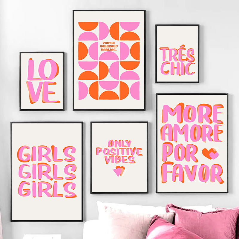 Nordic Only Positive Vibes Gir - Resin Art Quotes review and price