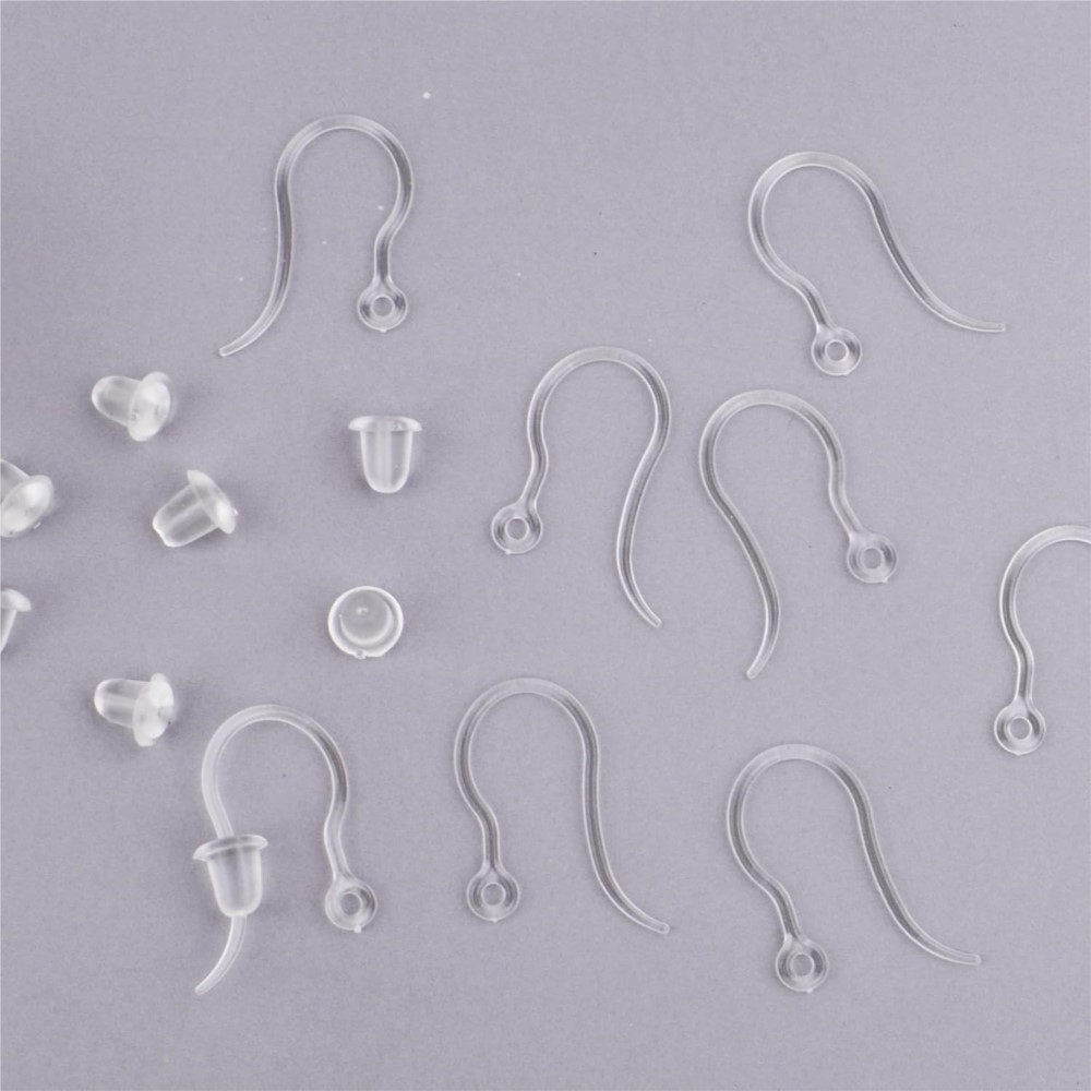 40pcs Clear Plastic Earring Ho - Resin Art Notes review and price
