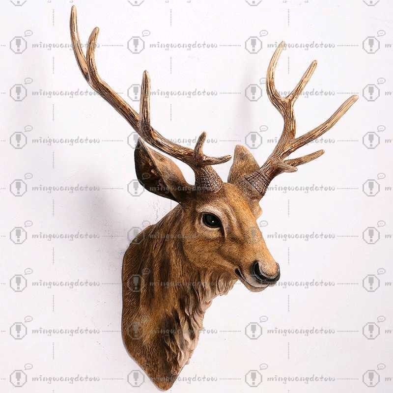 Faux Deer Head 17 inch Faux An - Resin Art And Decor review and price