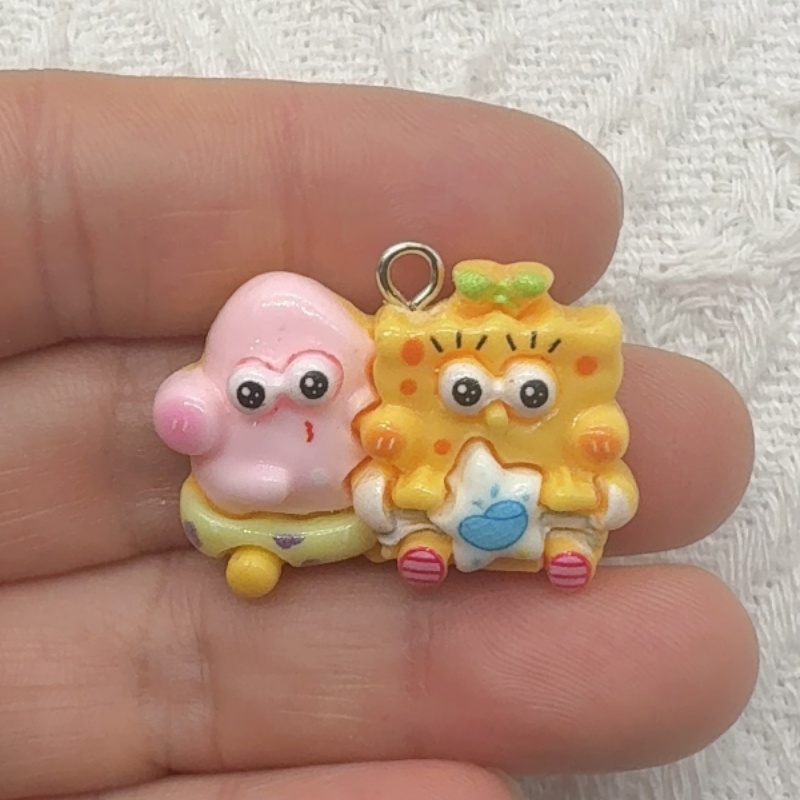 10pcs cartoon resin pendant, D - Resin Art Notes review and price