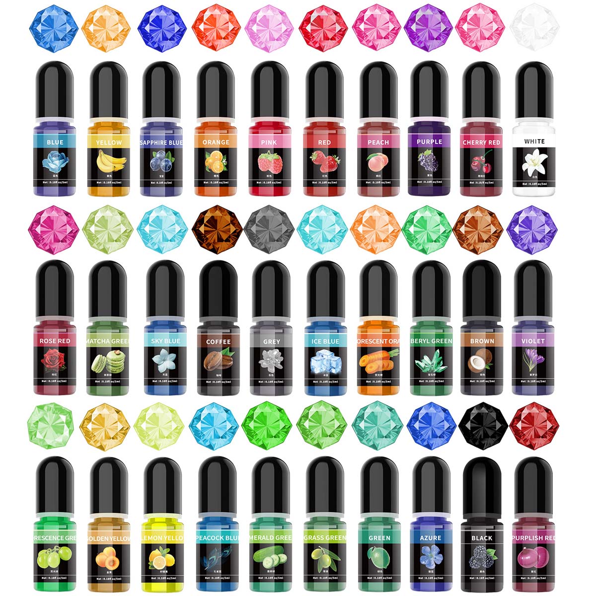 5ml/Bottle Epoxy Resin Pigment - Epoxy Resin Ab review and price