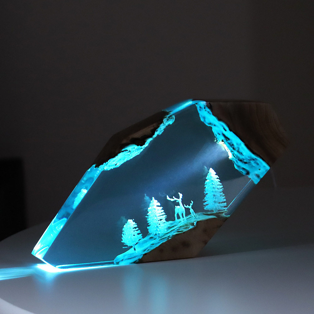 Forest Fairy Deer Desktop Art  - Resin Art And Decor review and price