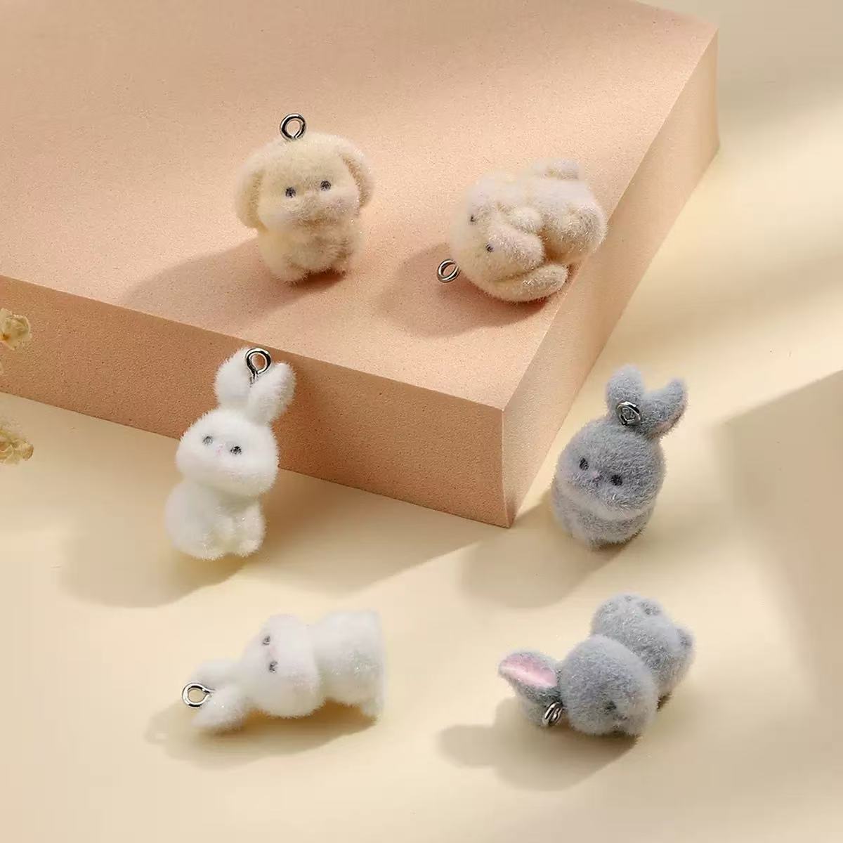 10pcs Flocking Little Rabbit R - Resin Art Notes review and price