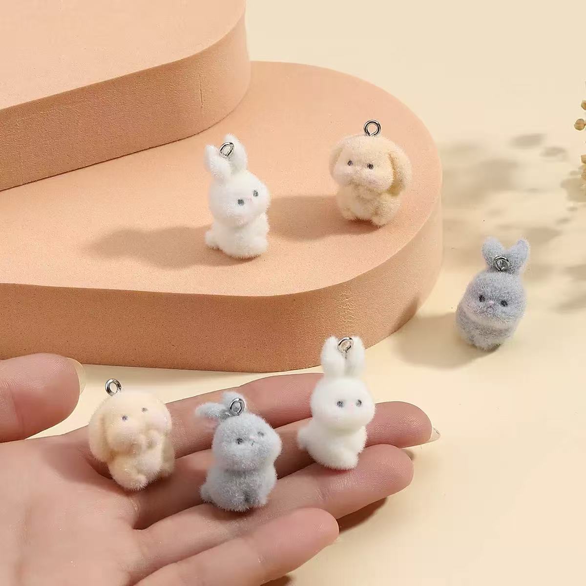 10pcs Flocking Little Rabbit R - Resin Art Notes review and price