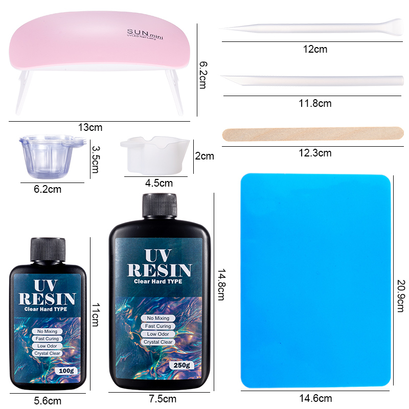 100g/250g Clear UV Resin Hard  - Uv Resin Clear Hard review and price