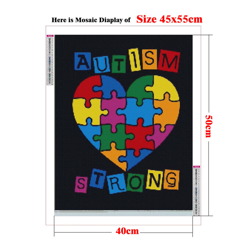 Autism Awareness Posters 5D Ad - Resin Art Quotes review and price